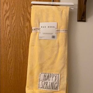 Rae Dunn plush Happy Spring throw